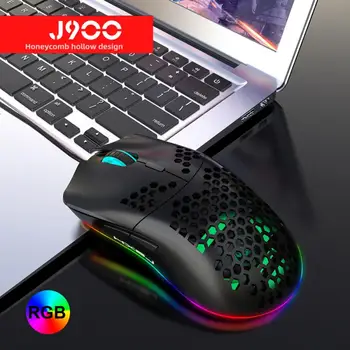 USB Laidinė Žaidimų Pelės 6400DPI RGB Žaidėjus Peles su Šešių Reguliuojamas DPI Korio Tuščiaviduriai Ergonomiškas Dizainas Desktop Laptop