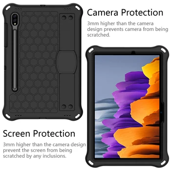 Atsparus smūgiams Tablet Apsaugos Case for Samsung Galaxy Tab S7 11 colių 2020 T870 875 Korio Tabletė Kritimo Atsparumo Korpuso Dangtelio