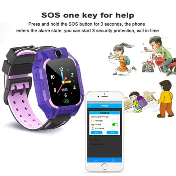 Vaikai Smart Žiūrėti IP4 Vandeniui Smart Žiūrėti Jutiklinis Ekranas SOS Telefono Ryšio Prietaiso Vietą Tracker Anti-Lost Childs Smartwatch