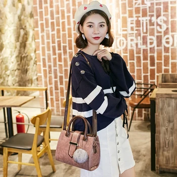 Moteris maišo 2019 naujų korėjos stiliaus atmosfera rankinėje mados didelės talpos petį krepšys