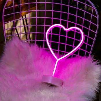 Meilės Paveikslas LED Neoninės Šviesos Lempos Spalvinga Juostelės Signalas Dekoro Naktį Lemputes Kambaryje Namo Vestuves Dovanų Dropshipping