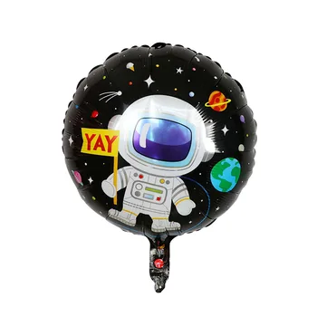 10vnt Kosmoso Šalies Astronautu balionai Raketų Folija Balionai Galaxy Temą Šalis Berniukas Vaikams Gimtadienio Dekoro Džiaugtis globos