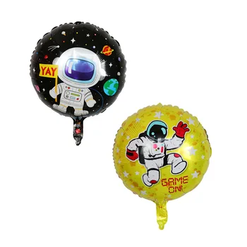 10vnt Kosmoso Šalies Astronautu balionai Raketų Folija Balionai Galaxy Temą Šalis Berniukas Vaikams Gimtadienio Dekoro Džiaugtis globos