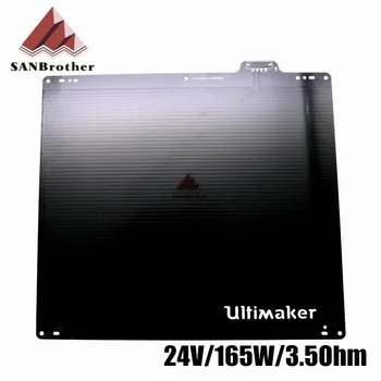 3D Spausdintuvas Aliuminio UM2 Ultimaker 2+ Ultimaker 2 Pratęstas UM2+ Print Lentelė Šildomos Lova 24V 3.5 Ohm 165W Aukščiausios Kokybės.