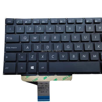 Pakeisti klaviatūras klaviatūra su foniniu apšvietimu X580 už ASUS X580VD N580 VD NX580 NX580V VD LA lotynų mėlyna KB ASM17B1 0KNB0 5605LA00 geriausias