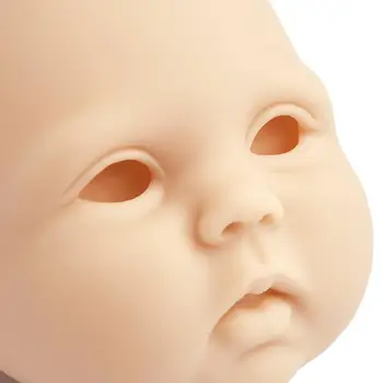 RBG Reborn Baby Doll, 17 Colių Full Minkšto Vinilo Kūno Unpainted Nebaigtų Dalių 