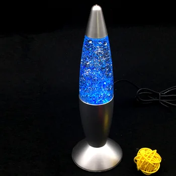 Spalvinga Led Nakties Šviesos 3D Raketų Kelių Spalvų Keitimas Lavos Lempa Įkrovimo Blizgučiai Šalis Nuotaika Naktį Šviesos Vaikas Kalėdų Dovana
