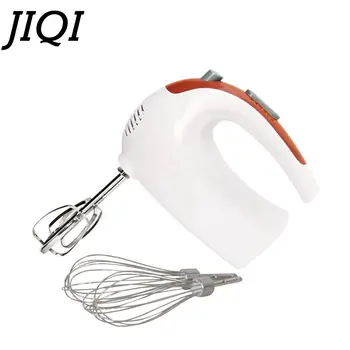 JIQI Daugiafunkcinių Mini Electric Maisto Maišytuvas 220V 5 Greičio Nešiojamą Kiaušinių Spragilas Šluotelė Virtuvės kombainą Namų Kepimo Įrankis